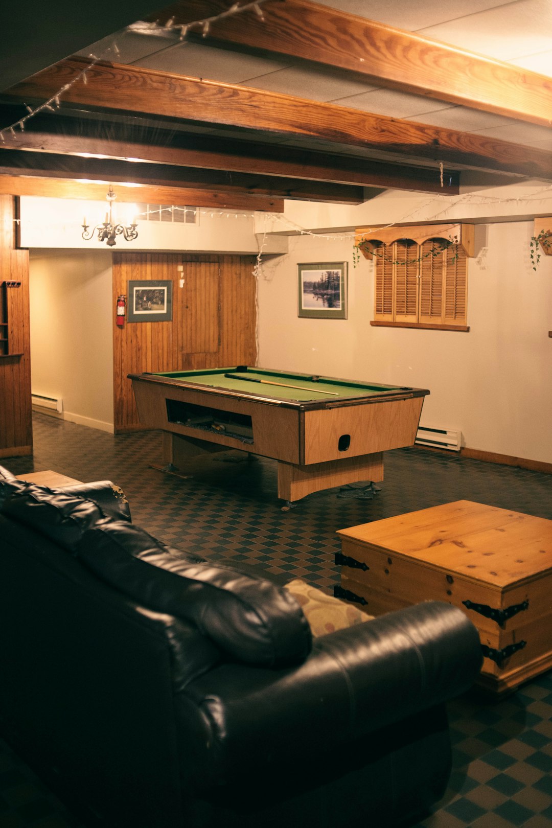 Basement Entertainment Space